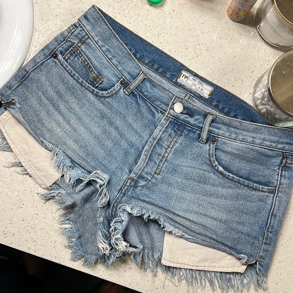 Free People Denim Cutoff shorts